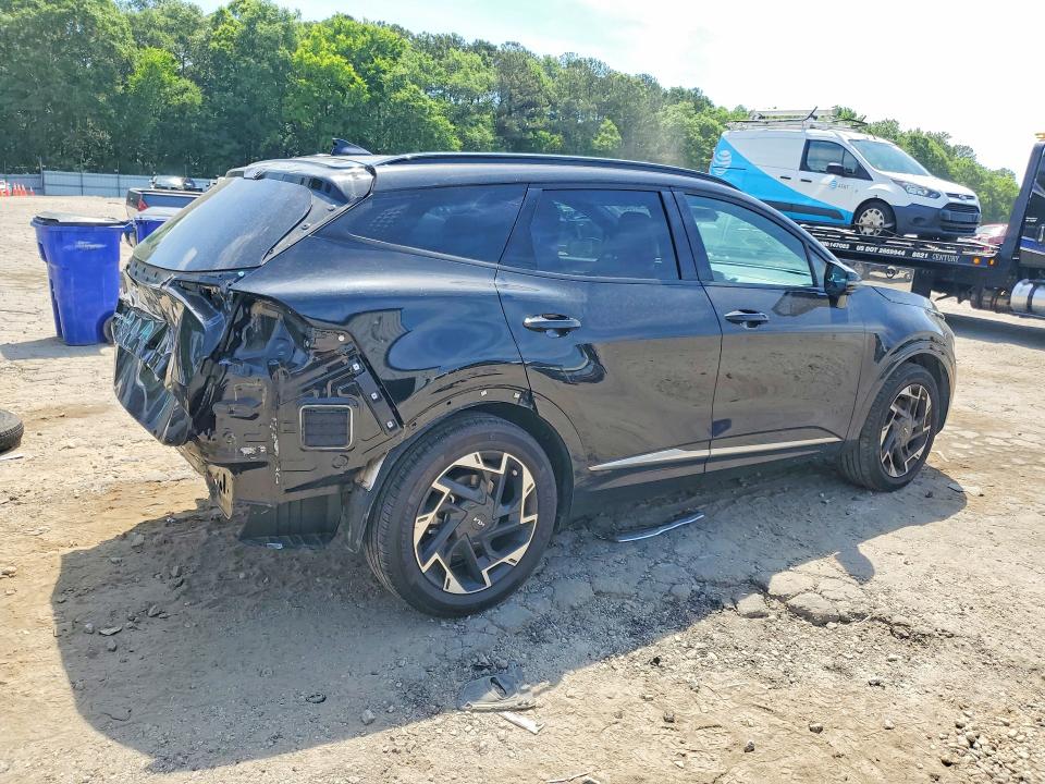 2024 Kia Sportage VIN 5XYK53DF7RG143514 COPART salvage auction — REAR END, Ga - Cert Of Title-Salvage, sold $12,100 on 2026-07-26 (photo 3)