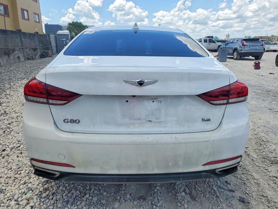 2019 Genesis G80 VIN KMTFN4JE5KU320148 COPART salvage auction — FRONT END, Fl - Cert Of Title Slvg Rebuildable, sold $2,650 on 2026-07-10 (photo 6)