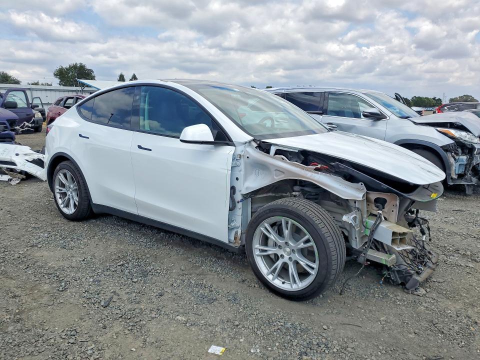2023 Tesla VIN 7SAYGAEE2PF792918 COPART salvage auction — FRONT END, Ca - Salvage Certificate, sold $8,600 on 2026-07-07 (photo 4)