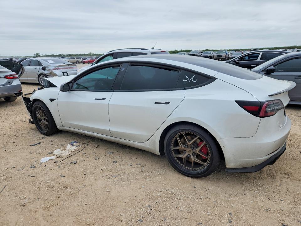 2019 Tesla VIN 5YJ3E1EB0KF487266 COPART salvage auction — FRONT END, Tx - Salvage Vehicle Title, sold $2,800 on 2026-07-23 (photo 2)