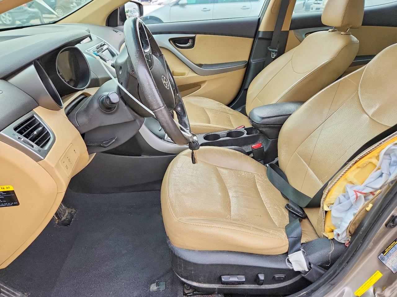 2013 Hyundai Elantra VIN 5NPDH4AE0DH244719 COPART salvage auction — Side, TX - SALVAGE VEHICLE TITLE, sold $1,350 on 2026-07-02 (photo 7)