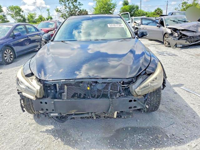 2018 Infiniti Q50 VIN JN1EV7AR7JM445104 COPART salvage auction — FRONT END, MD - CERT OF TITLE-REBUILT SALVAGE (P), sold $1,250 on 2026-07-17 (photo 5)