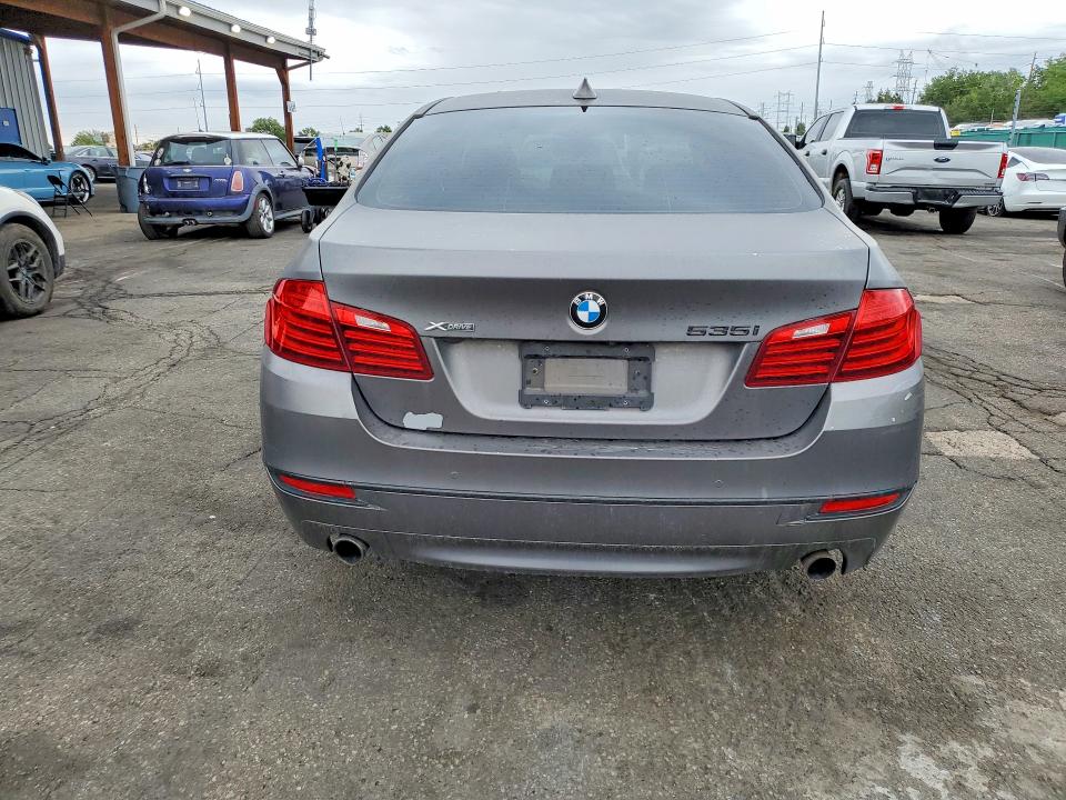 2016 BMW 5er VIN WBA5B3C53GG259976 COPART salvage auction — SIDE, Co - Public - Salvage Title, sold $2,400 on 2026-07-09 (photo 6)