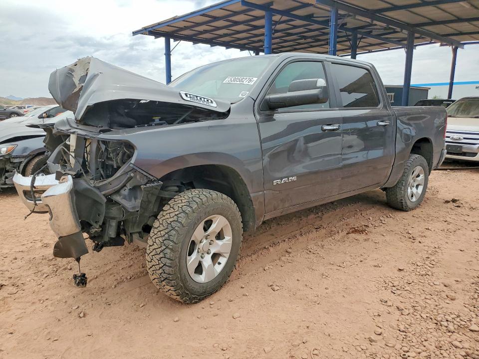 2019 Ram 1500 VIN 1C6SRFFT7KN537268 COPART salvage auction — FRONT END, Id - Salvage Certificate Of Title, sold $2,650 on 2026-08-04 (photo 1)
