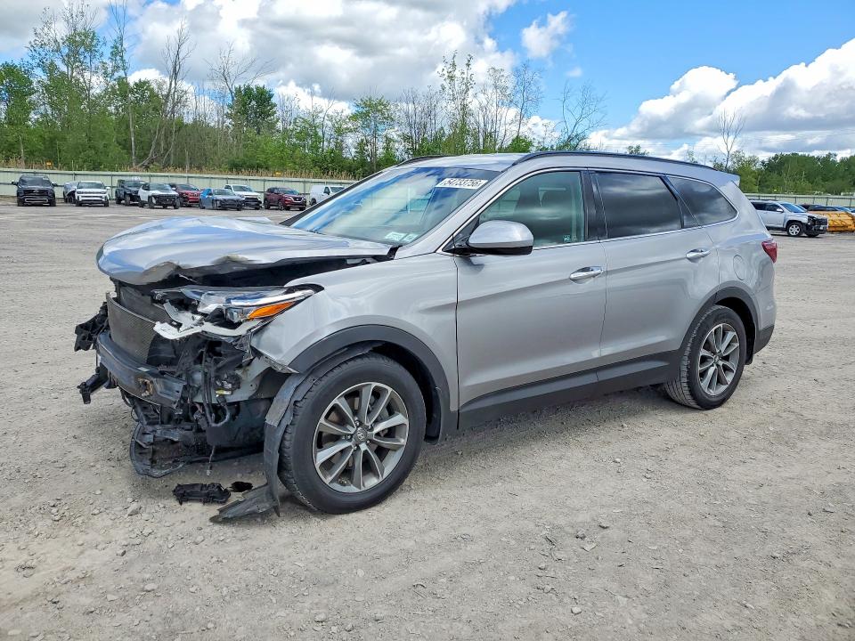 2019 Hyundai Santa fe VIN KM8SMDHF4KU302413 COPART salvage auction — FRONT END, Ny - Mv-907A Salvage Certificate, sold $2,650 on 2026-07-13 (photo 1)