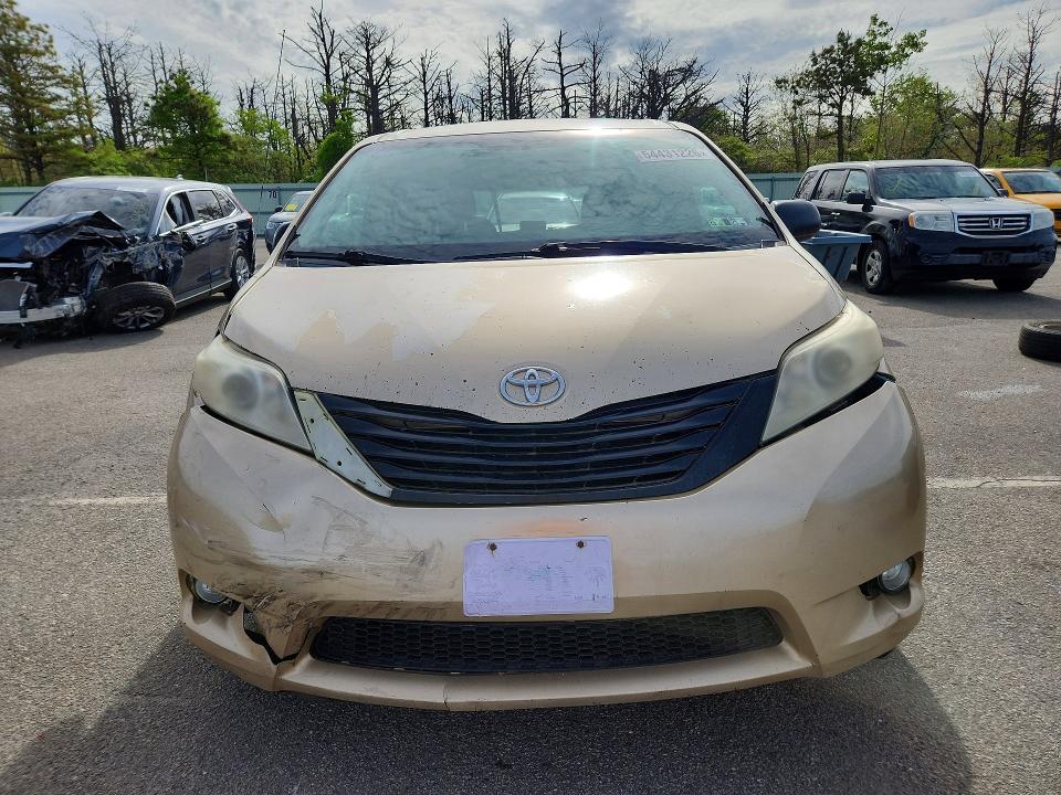 2011 Toyota Sienna VIN 5TDZK3DC2BS078206 COPART salvage auction — SIDE, Pa - Cert Of Title, sold $1,300 on 2026-07-08 (photo 5)