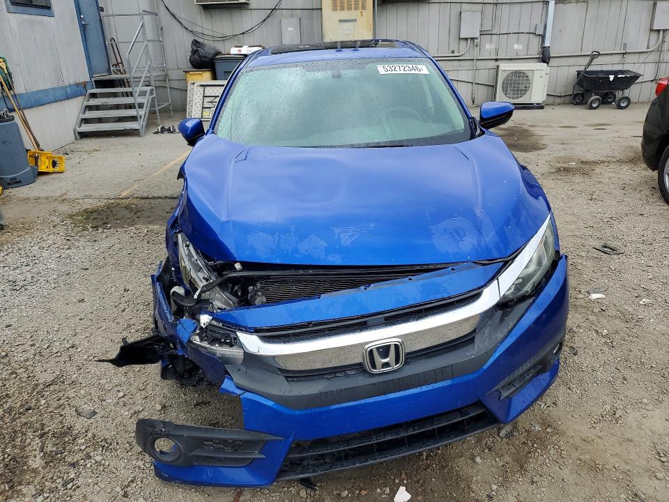 2016 Honda Civic VIN 19XFC1F37GE203719 COPART salvage auction — FRONT END, Ca - Salvage Certificate, sold $2,600 on 2026-07-09 (photo 5)
