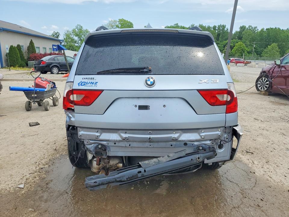 2006 BMW X3 VIN WBXPA93496WG83715 COPART salvage auction — REAR END, Ky - Bill Of Sale/Part Only/No Titl, sold $300 on 2026-07-06 (photo 6)