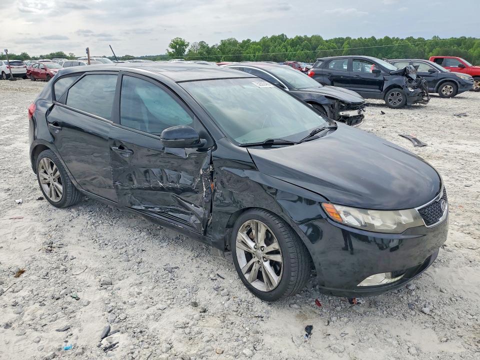 2013 Kia VIN KNAFW5A38D5654927 COPART salvage auction — SIDE, GA - CERT OF TITLE-SALVAGE, sold $575 on 2026-07-08 (photo 4)