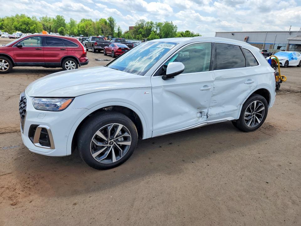 2023 Audi Q5 VIN WA1FAAFY4P2164015 COPART salvage auction — SIDE, Ct - Cert Of Title-Salvage, sold $17,600 on 2026-07-07 (photo 1)