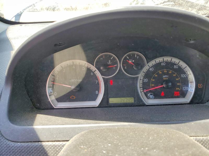 2009 Chevrolet Aveo VIN KL1TD66EX9B620919 COPART salvage auction — FRONT END, Md - Cert Of Salvage > 75% Damage, sold $325 on 2026-07-14 (photo 9)