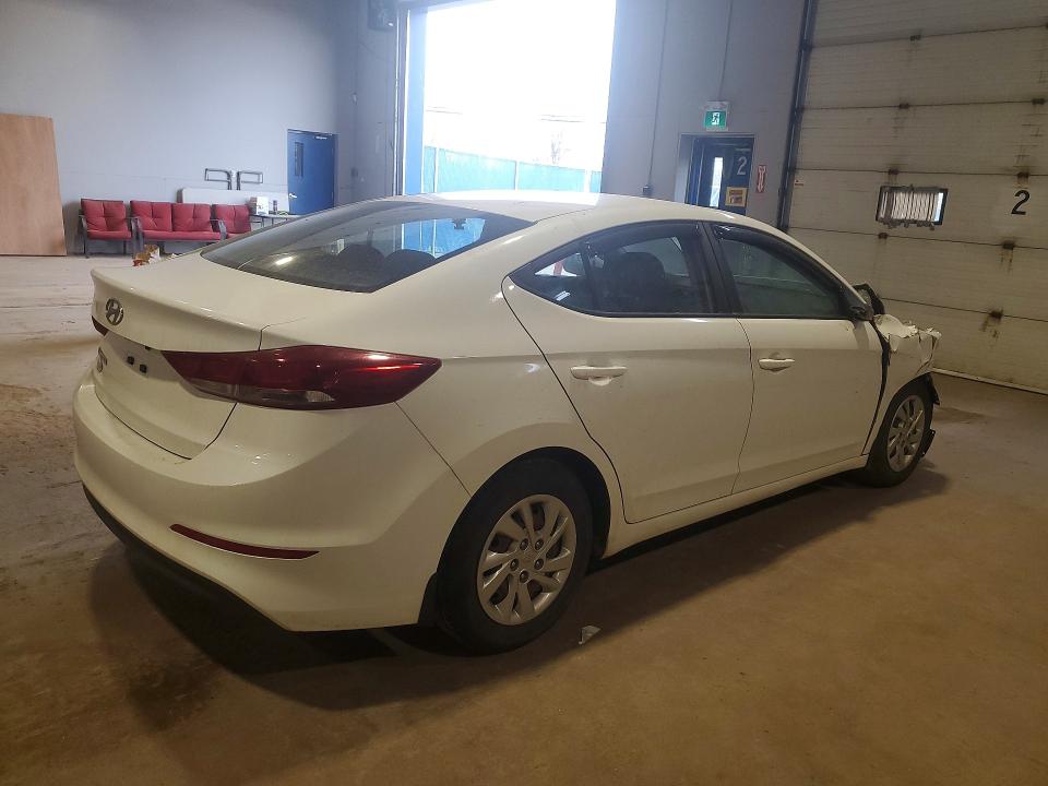 2017 Hyundai Elantra VIN 5NPD74LF3HH122113 COPART salvage auction — FRONT END, Pe - Salvage Title, sold $1,950 on 2026-07-09 (photo 3)