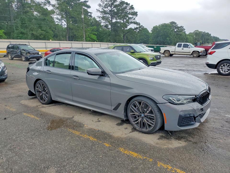 2021 BMW 5er VIN WBA53BH04MCF27802 COPART salvage auction — REAR END, Al - Cert Of Title-Salvage Title, sold $15,200 on 2026-07-20 (photo 4)