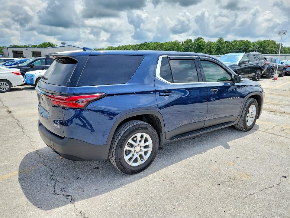 2023 Chevrolet Traverse VIN 1GNERFKW8PJ165192 COPART salvage auction — HAIL, MO - SALVAGE CERTIFICATE OF TITLE, sold $7,200 on 2026-07-29 (photo 3)