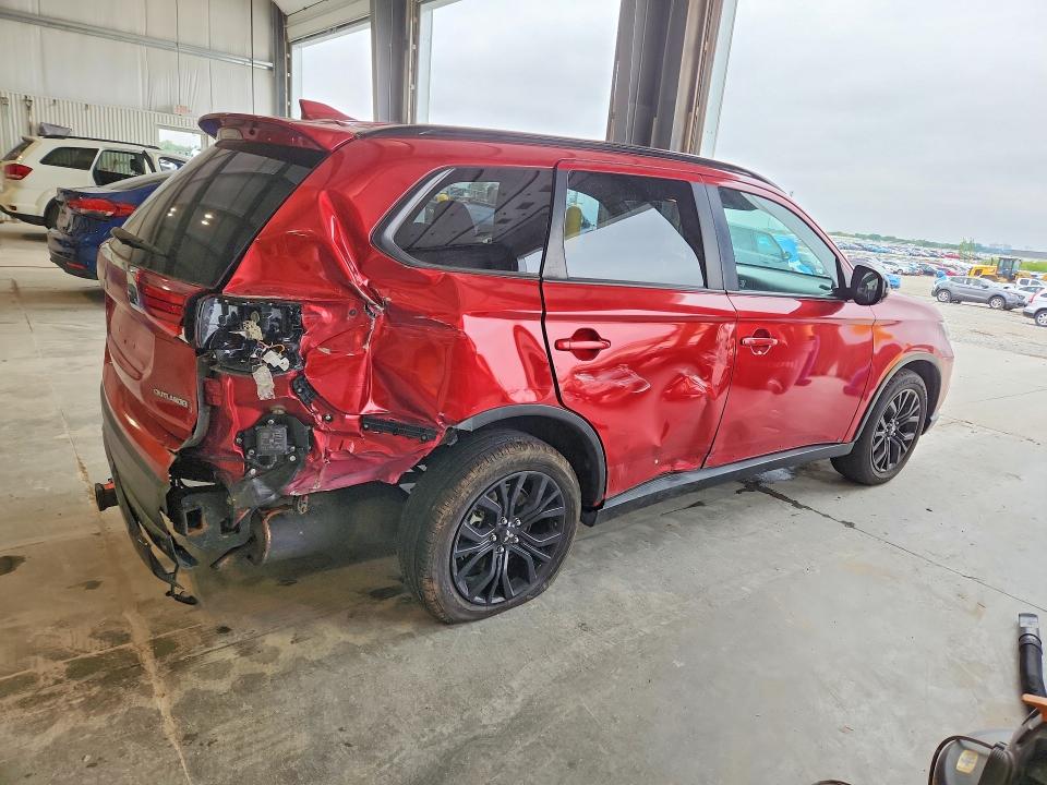 2018 Mitsubishi Outlander VIN JA4AZ3A38JZ029130 COPART salvage auction — REAR END, Ne - Cert Of Title-Salvage, sold $250 on 2026-07-21 (photo 3)