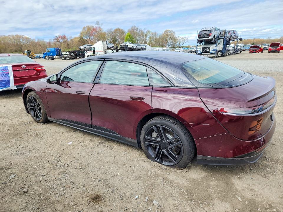 2026 Lucid Air VIN 50EA1TEA8TA005266 COPART salvage auction — SIDE, Ma - Cert Of Title-Salvage, sold $16,200 on 2026-07-21 (photo 2)