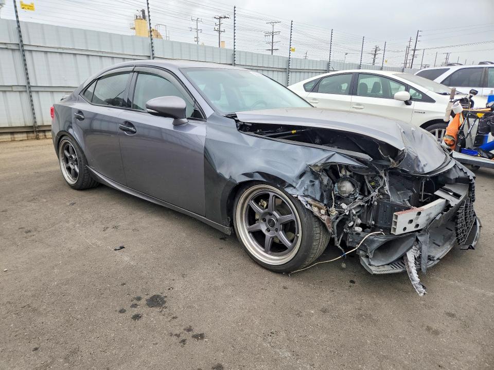 2014 Lexus Is VIN JTHBF1D26E5038317 COPART salvage auction — FRONT END, Ca - Salvage Certificate, sold $900 on 2026-07-15 (photo 4)