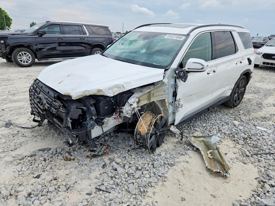 2024 Hyundai Palisade VIN KM8R34GE5RU685685 COPART salvage auction — FRONT END, Ga - Cert Of Title-Salvage, sold $5,900 on 2026-07-27 (photo 1)