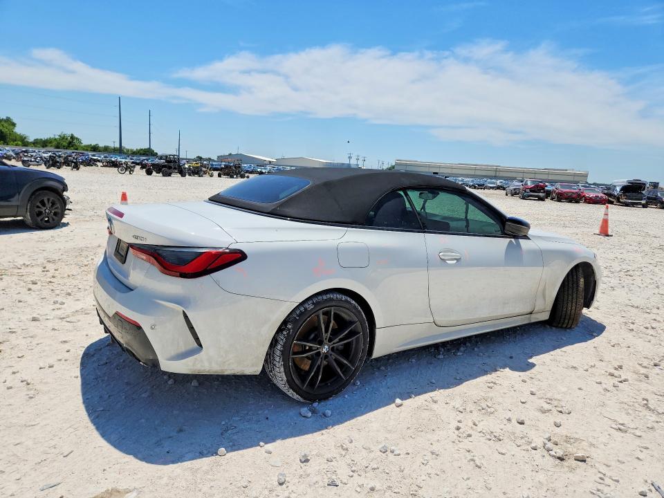 2022 BMW VIN WBA23AT09NCK47022 COPART salvage auction — FRONT END, Tx - Salvage Vehicle Title, sold $70 on 2026-07-09 (photo 3)