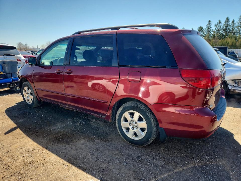 2004 Toyota Sienna VIN 5TDZA23CX4S186753 COPART salvage auction — FRONT END, ON - PERMIT NO BRAND - UNFIT, sold $1,100 on 2026-07-14 (photo 2)