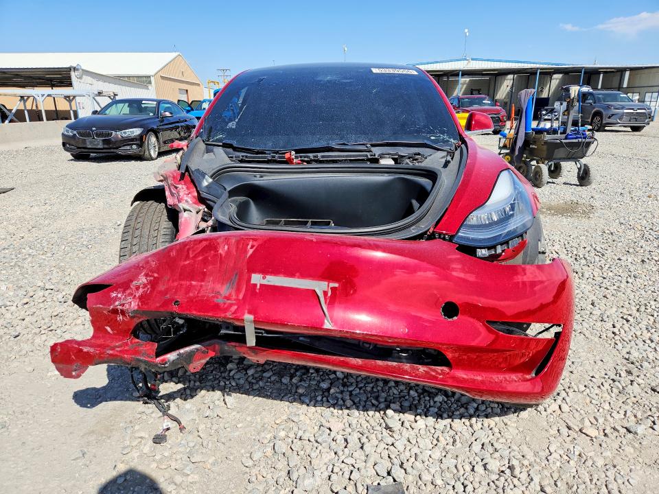 2020 Tesla Model 3 VIN 5YJ3E1EB1LF801282 COPART salvage auction — FRONT END, Co - Public - Salvage Title, sold $4,600 on 2026-07-16 (photo 5)