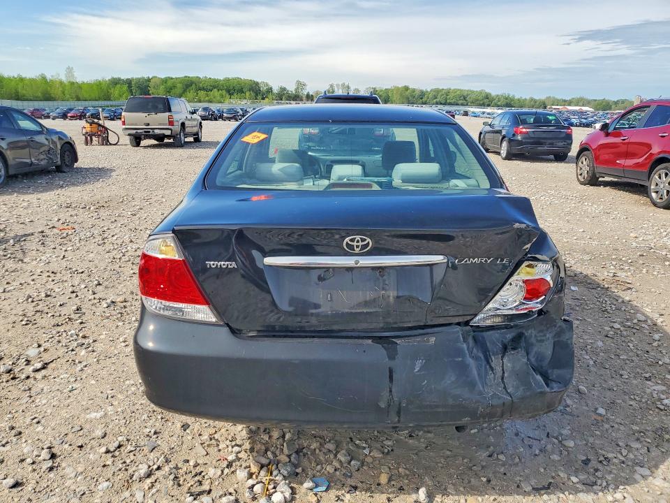 2006 Toyota Camry VIN 4T1BE30KX6U157402 COPART salvage auction — REAR END, MI - CERT OF TITLE-SALVAGE VEHICLE, sold $400 on 2026-07-02 (photo 6)