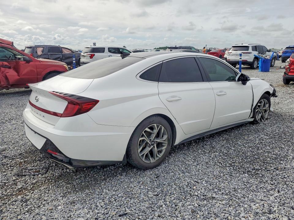 2022 Hyundai Sonata VIN KMHL14JA5NA221261 COPART salvage auction — FRONT END, Tx - Salvage Vehicle Title, sold $6,500 on 2026-07-27 (photo 3)