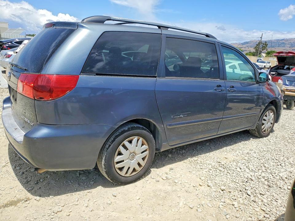 2008 Toyota Sienna VIN 5TDZK23C18S134267 COPART salvage auction — MINOR DENT/SCRATCHES, Ca - Dis/Dlr/Exp App For Dup Clean, sold $825 on 2026-07-21 (photo 3)