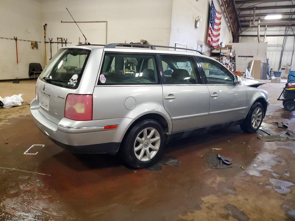 2004 Volkswagen Passat VIN WVWVD63B44E296238 COPART salvage auction — FRONT END, Mi - Certificate Of Title, sold $425 on 2026-07-10 (photo 3)
