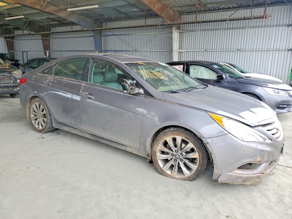 2012 Hyundai Sonata VIN 5NPEC4AC9CH406444 COPART salvage auction — FRONT END, Ca - Salvage Certificate, sold $500 on 2026-07-02 (photo 4)