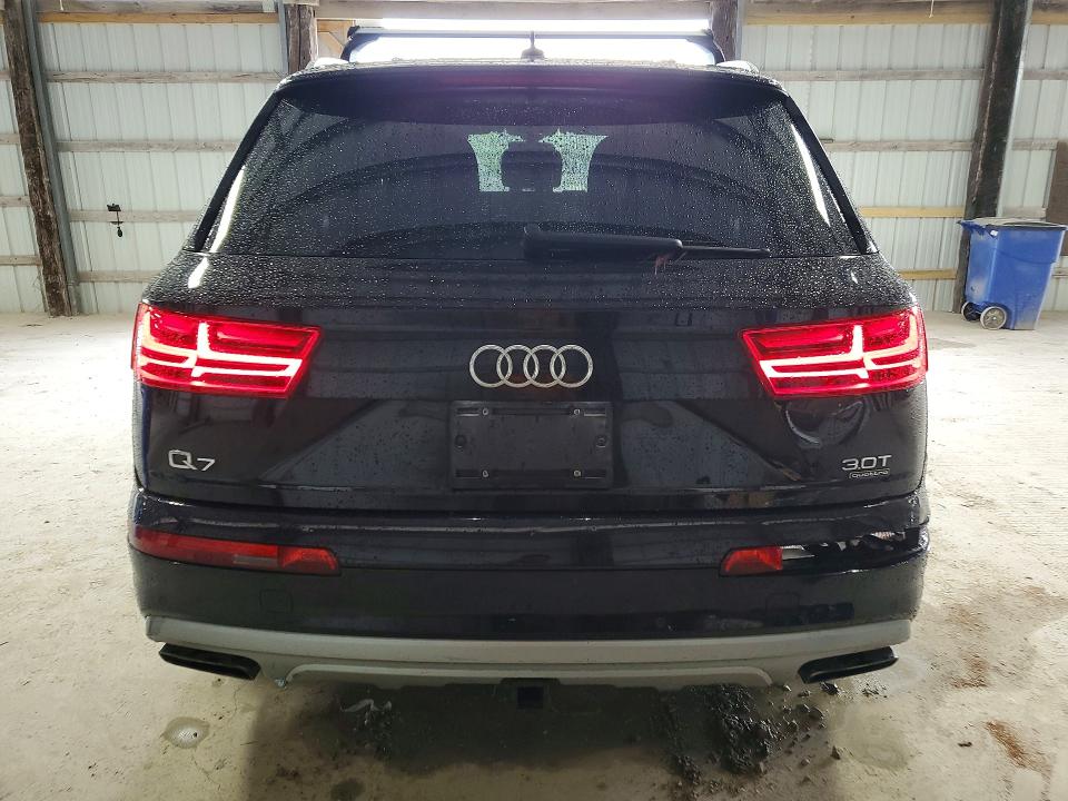 2018 Audi Q7 VIN WA1VABF75JD011745 COPART salvage auction — REAR END, Tn - Salvage Certificate, sold $425 on 2026-07-23 (photo 6)