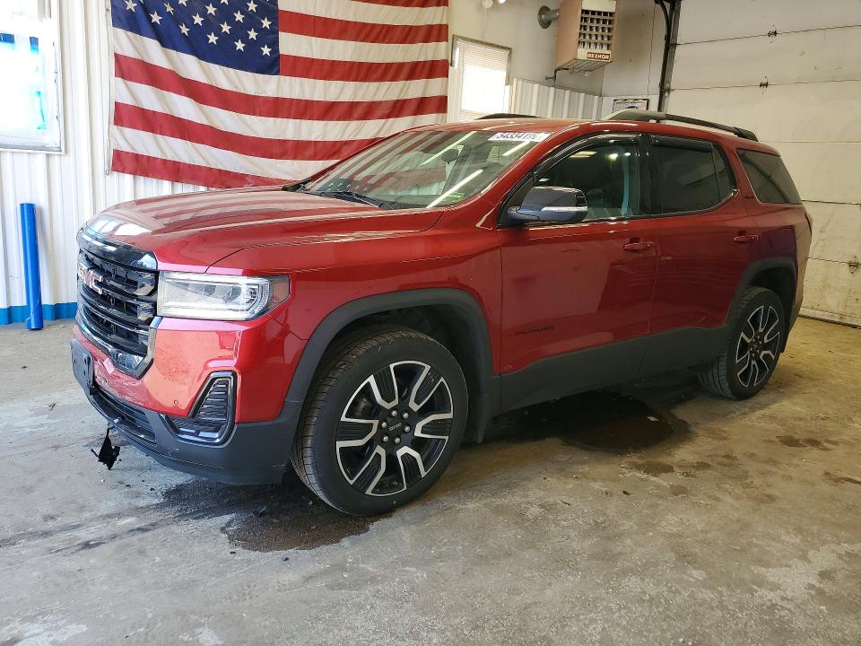 2021 Gmc Acadia VIN 1GKKNRLS7MZ123862 COPART salvage auction — FRONT END, Me - Cert Of Title-Salvage Collisio, sold $5,400 on 2026-07-09 (photo 1)
