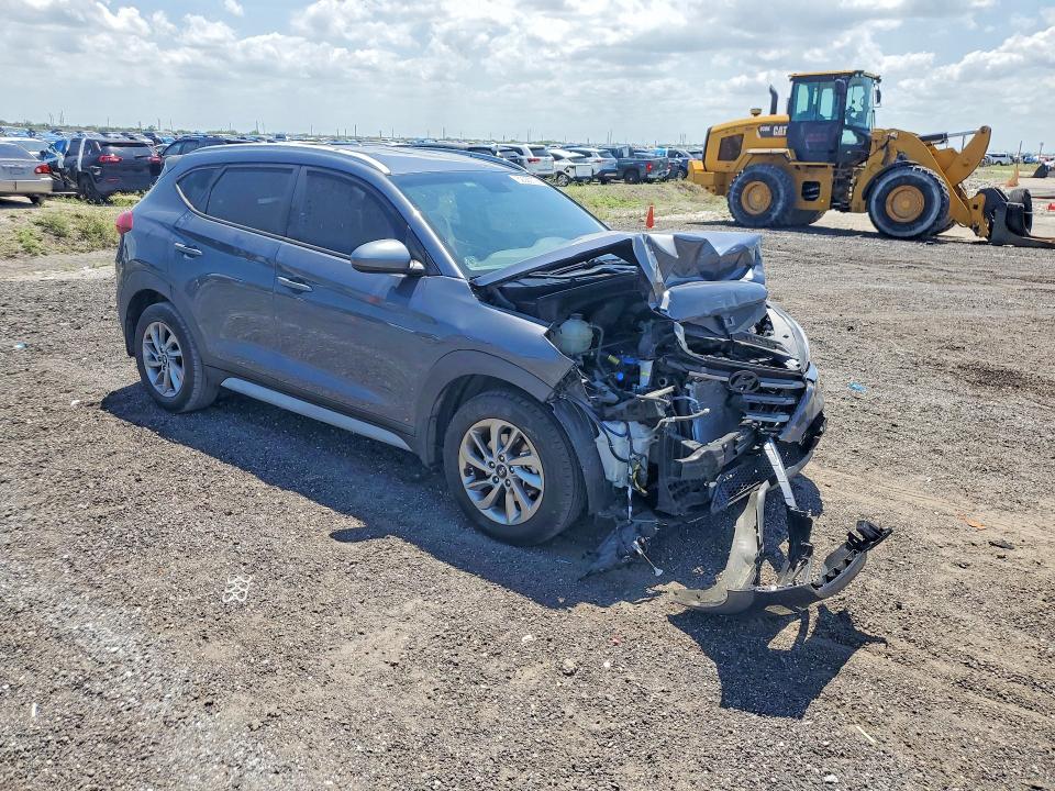 2018 Hyundai Tucson VIN KM8J33A42JU610714 COPART salvage auction — FRONT END, Fl - Cert Of Title Slvg Rebuildable, sold $2,350 on 2026-07-06 (photo 4)