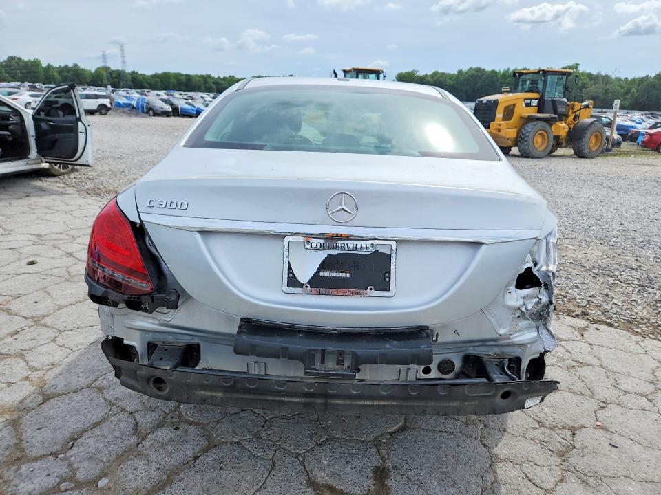 2021 Mercedes-benz C class VIN W1KWF8DBXMR621627 COPART salvage auction — REAR END, Tn - Salvage Certificate, sold $9,900 on 2026-07-07 (photo 6)