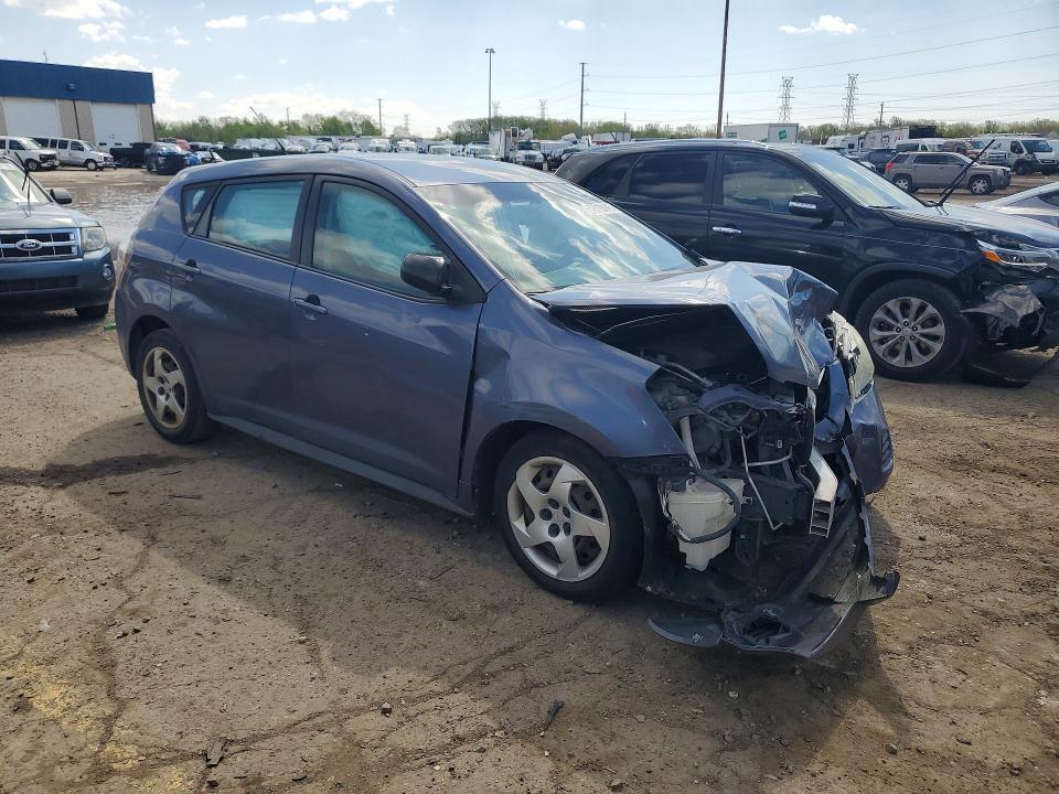2009 Pontiac Vibe VIN 5Y2SP67819Z407000 COPART salvage auction — FRONT END, Mi - Cert Of Title-Salvage Vehicle, sold $350 on 2026-07-07 (photo 4)