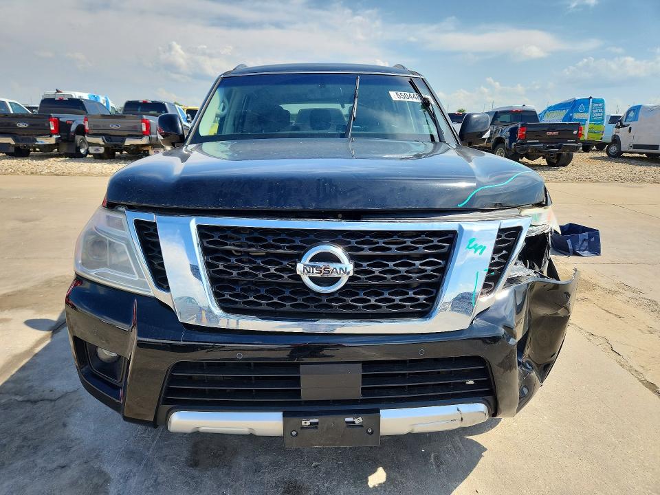 2017 Nissan Armada VIN JN8AY2ND4H9007906 COPART salvage auction — FRONT END, TX - CERTIFICATE OF TITLE, sold $2,200 on 2026-07-16 (photo 5)