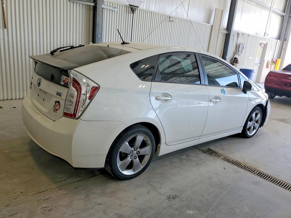 2013 Toyota Prius VIN JTDKN3DU9D5597506 COPART salvage auction — HAIL, Ne - Certificate Of Title, sold $3,050 on 2026-07-07 (photo 3)