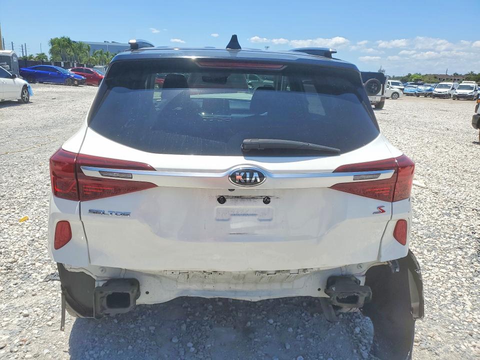 2021 Kia Seltos VIN KNDEU2AA2M7120456 COPART salvage auction — FRONT END, Fl - Certificate Of Destruction, sold $3,600 on 2026-07-17 (photo 6)