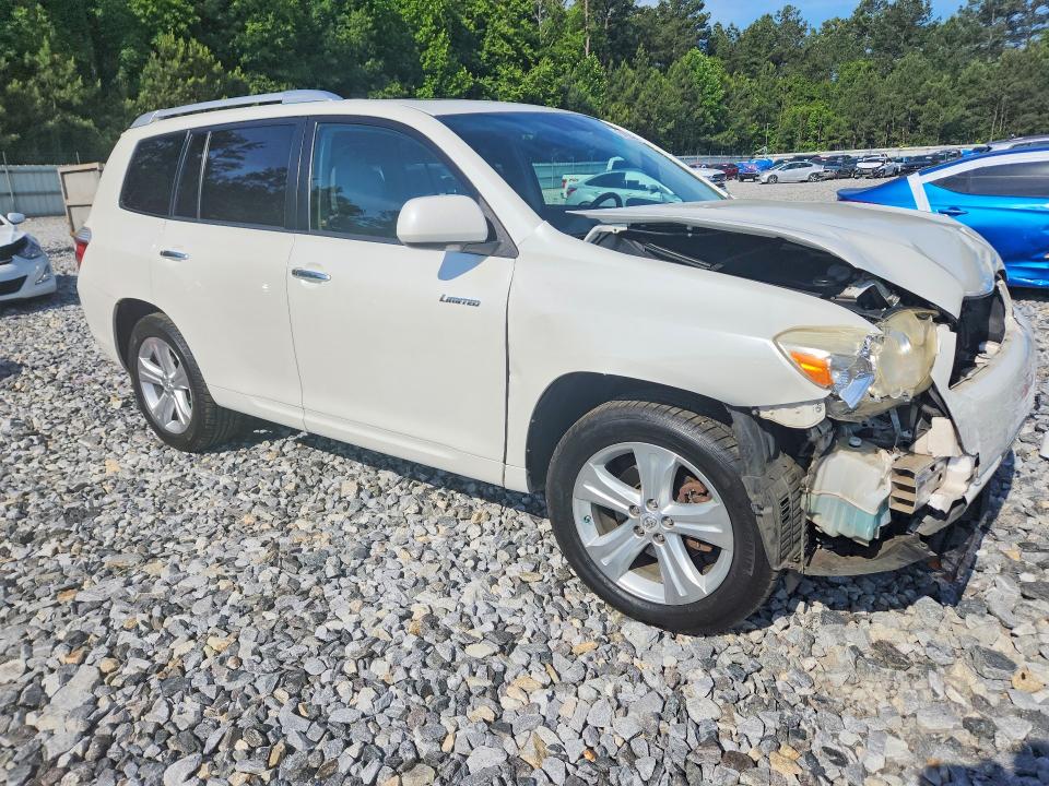 2010 Toyota Highlander VIN JTEYK3EH2A2096552 COPART salvage auction — FRONT END, Ga - Cert Of Title-Salvage, sold $3,900 on 2026-07-27 (photo 4)