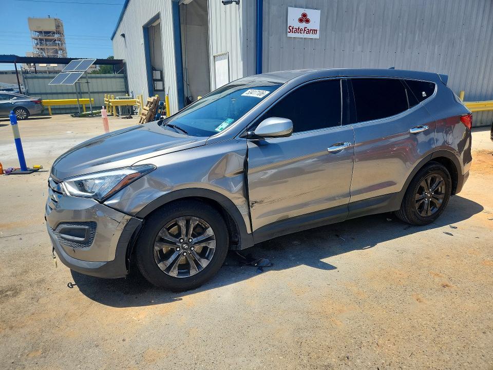 2015 Hyundai Santa fe VIN 5XYZT3LB7FG258855 COPART salvage auction — SIDE, La - Cert Of Title-Salvage, sold $1,350 on 2026-07-29 (photo 1)