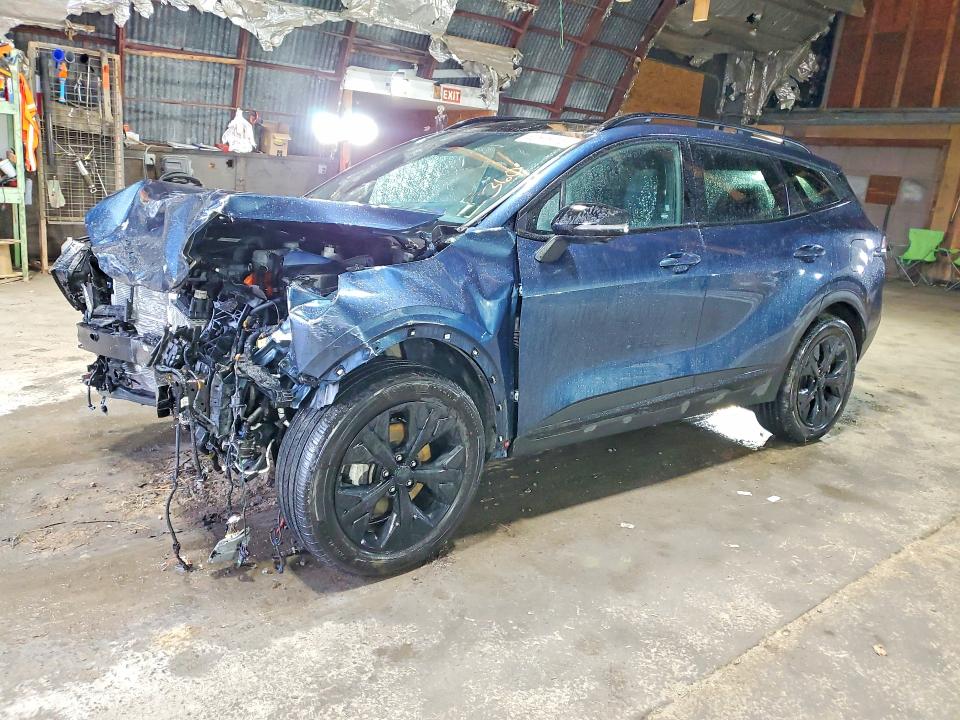 2025 Kia Sportage VIN KNDPZDDH1S7275057 COPART salvage auction — FRONT END, Ny - Mv-907A Salvage Certificate, sold $2,600 on 2026-07-13 (photo 1)