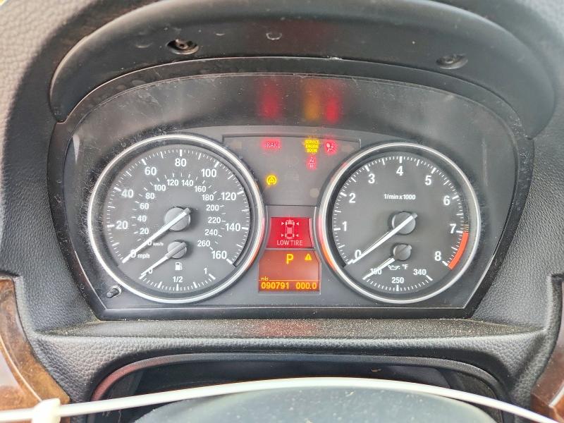 2008 BMW 3er VIN WBAWC73548E066368 COPART salvage auction — ROOF, GA - CERT OF TITLE-SALVAGE, sold $300 on 2026-07-06 (photo 9)