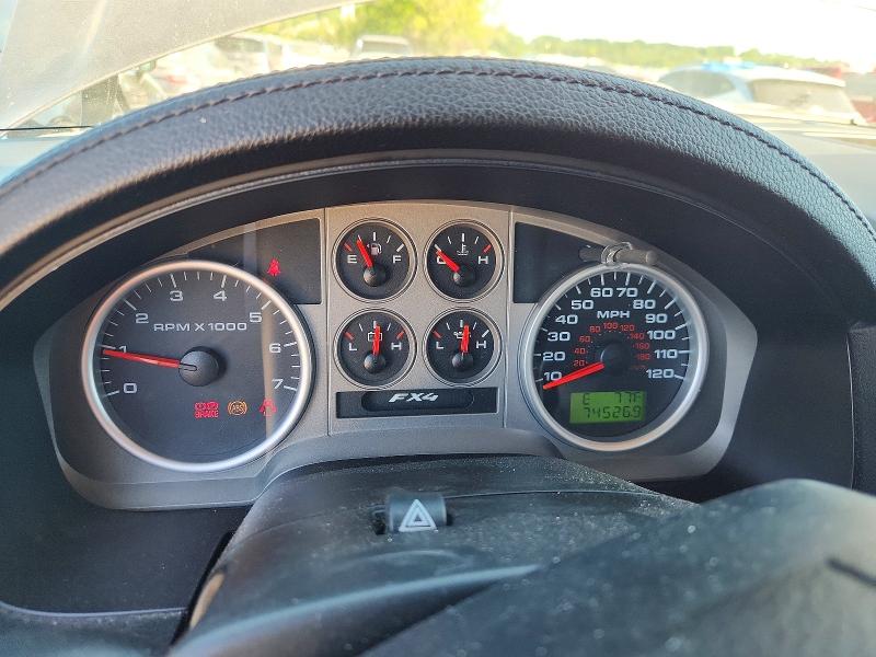 2008 Ford F-150 VIN 1FTPW04548KD70659 COPART salvage auction — HAIL, Il - Salvage Certificate, sold $4,100 on 2026-07-03 (photo 9)