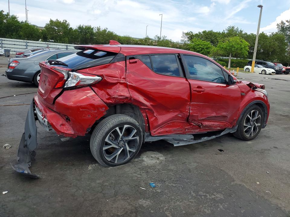 2021 Toyota C-hr VIN NMTKHMBX0MR139100 COPART salvage auction — FRONT END, Fl - Certificate Of Destruction, sold $3,300 on 2026-07-13 (photo 3)