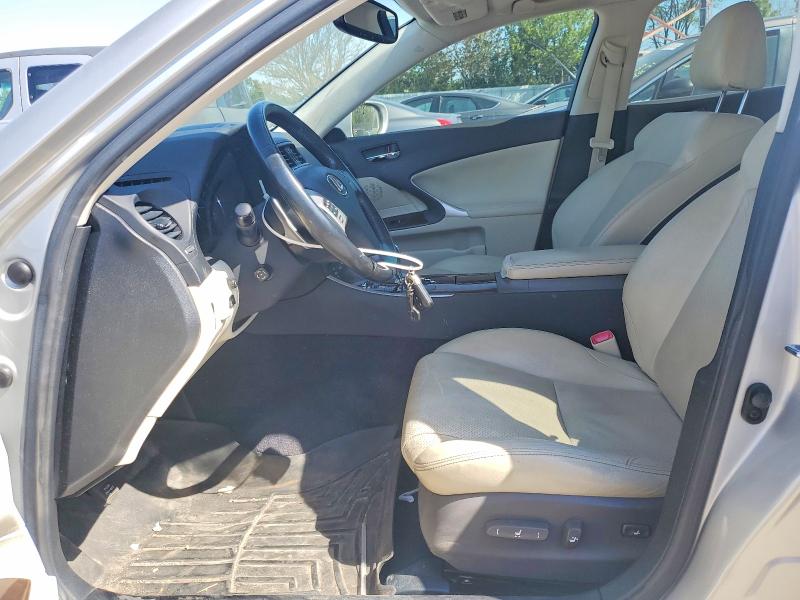 2011 Lexus Is VIN JTHCF5C27B5049285 COPART salvage auction — FRONT END, Il - Salvage Certificate, sold $725 on 2026-07-06 (photo 7)