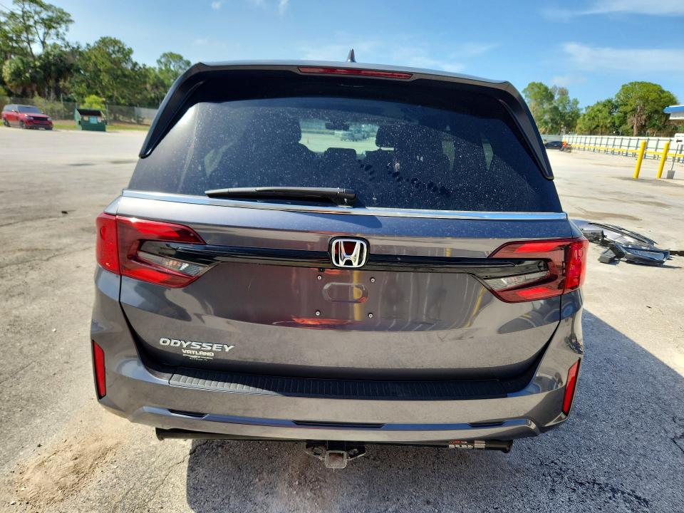 2025 Honda Odyssey VIN 5FNRL6H65SB074822 COPART salvage auction — FRONT END, Fl - Cert Of Title Slvg Rebuildable, sold $8,500 on 2026-07-29 (photo 6)