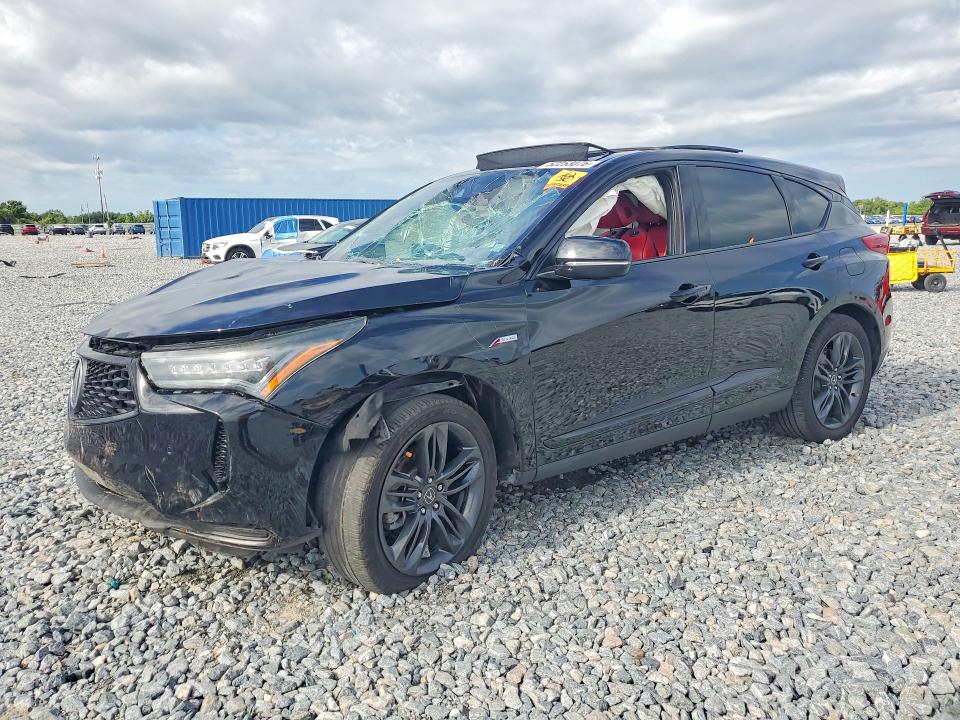 2023 Acura Rdx VIN 5J8TC1H67PL004589 COPART salvage auction — SIDE, Fl - Cert Of Title Slvg Rebuildable, sold $4,050 on 2026-07-02 (photo 1)