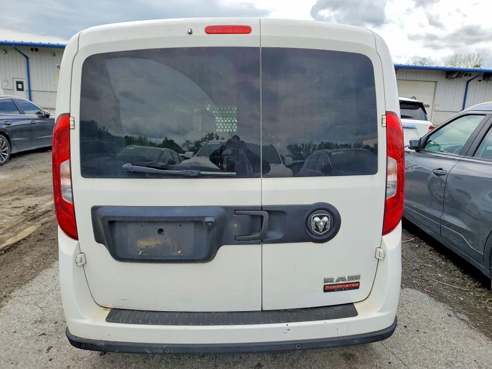 2020 Ram Promaster city VIN ZFBHRFBB9L6P19102 COPART salvage auction — FRONT END, Va - Cert Of Title - Salvage, sold $625 on 2026-07-08 (photo 6)