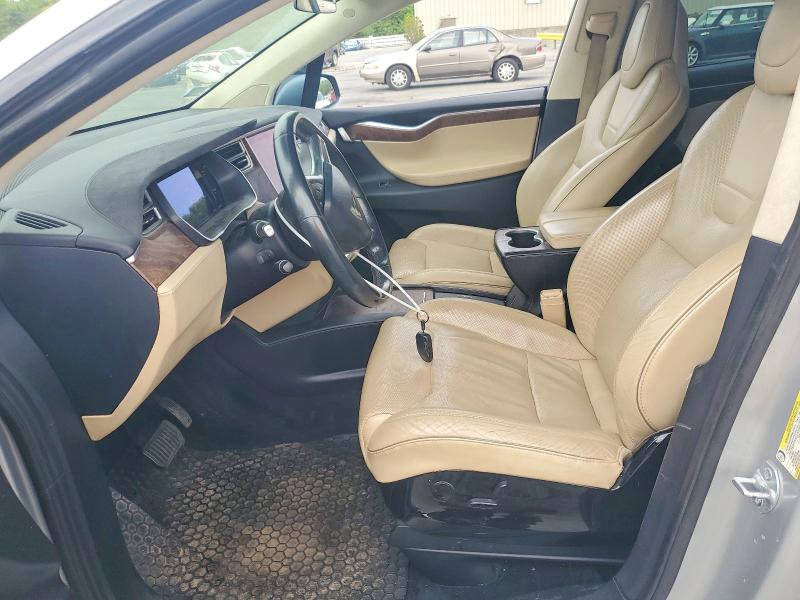 2017 Tesla Model x VIN 5YJXCBE28HF035121 COPART salvage auction — REAR END, Ri - Salvage Certificate Of Title, sold $3,900 on 2026-07-21 (photo 7)