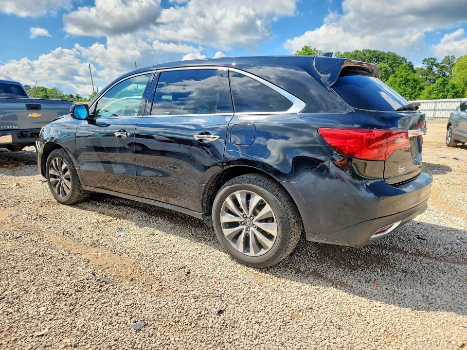 2016 Acura Mdx VIN 5FRYD3H43GB018289 COPART salvage auction — FRONT END, Al - Cert Of Title-Salvage Title, sold $400 on 2026-07-02 (photo 2)